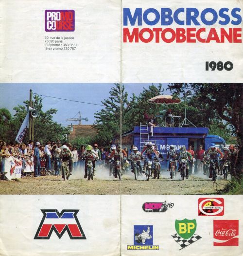 CHAMPIONNAT MOBCROSS MOTOBECANE DES ANNEES 1978 A 1981 
