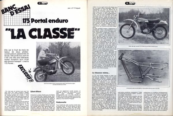 Portal TT uniquement, 1975/76, 125/175, Sachs 6 ou 7 vitesses