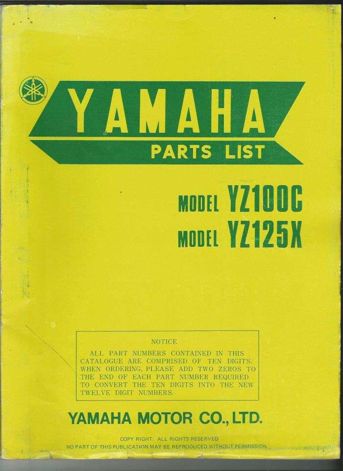 Yamaha 125 YZ 1976