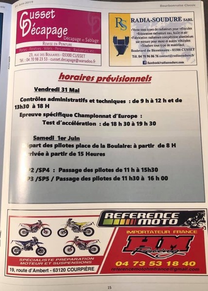 le Mayet de Montagne (03)   01/06/2019    Championnat Enduro Ancienne