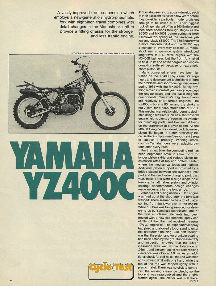 250 YZ 1976