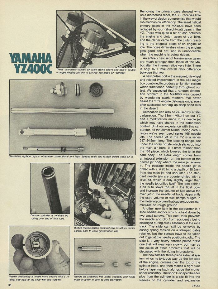 250 YZ 1976